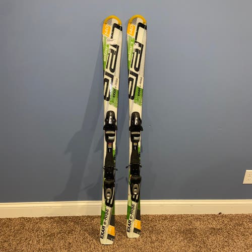 Unisex Elan Exar e-Rise 140 cm All Mountain Skis With Bindings (Used)