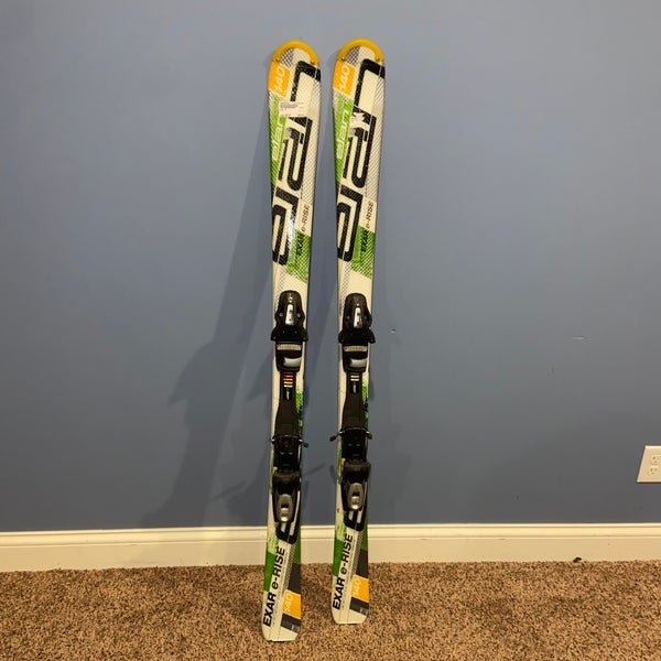 Unisex Elan Exar e-Rise 140 cm All Mountain Skis With Bindings (Used)