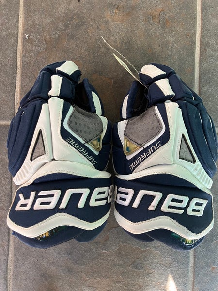 Blue Junior Bauer Supreme One95 Gloves 13" (Used)