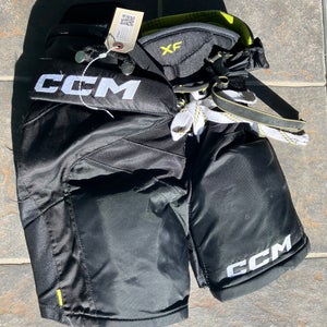 Black Junior Small CCM Tacks Pro Hockey Pants (Used)