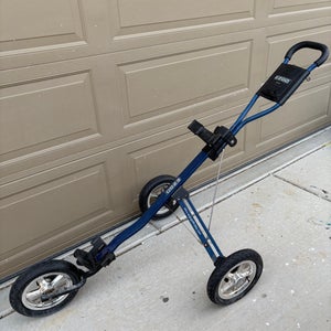 EZ GO Cruiser Blue Unisex Push Cart (Used)