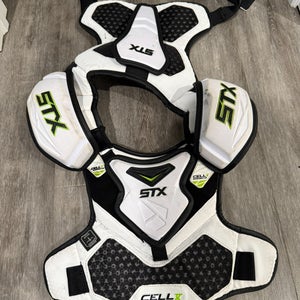 Medium Youth STX Cell V Shoulder Pads (Used)