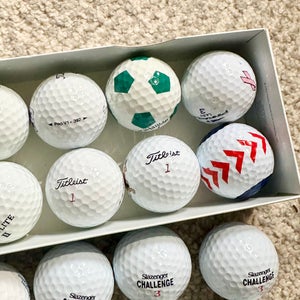 2 DOZEN NEW & USED GOLF BALLS (Includes some ProV1 Titleist)