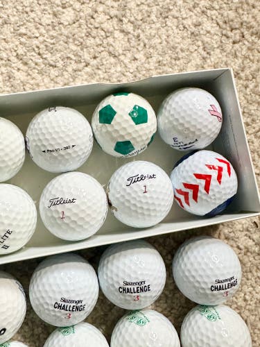 2 DOZEN NEW & USED GOLF BALLS