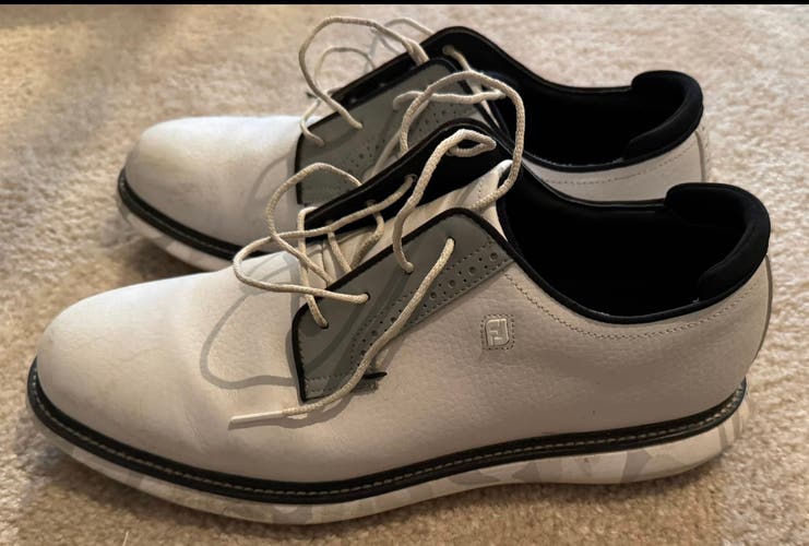 Men's Size M 12.0 (wide)Footjoy Traditions Golf Shoes (Used)