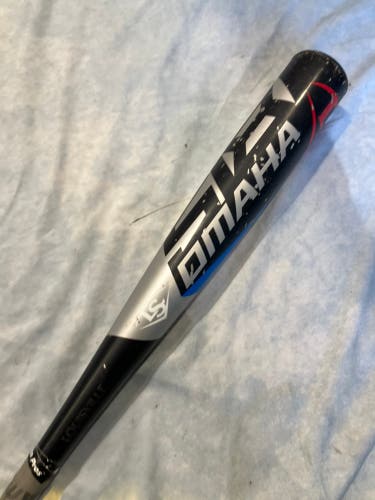 2018 Louisville Slugger Omaha 518 Alloy Bat BBCOR Certified (-3) Alloy 27 oz 30" (Used)