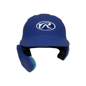 Used Rawlings BB HALMET Batting Helmet No Mask Royal Blue MD 11847-S000029005