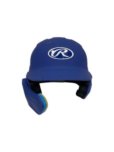 Used Rawlings BB HALMET Batting Helmet No Mask Royal Blue MD 11847-S000029005