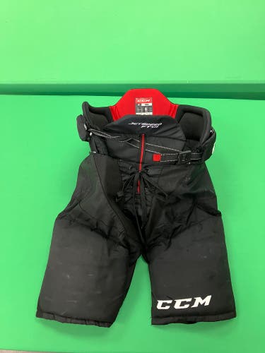 Black Senior Small CCM Jetspeed FT475 Hockey Pants (Used)
