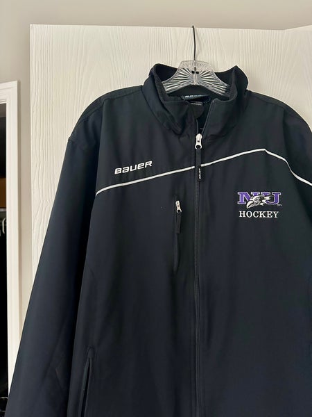 NIAGARA UNIVERSITY TEAM ISSUED NCAA HOCKEY BAUER TRACK JACKET (L)