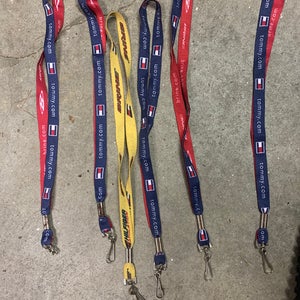 6 six vintage brine lacrosse Tommy Hilfiger lanyards