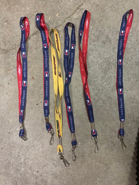 6 six vintage brine lacrosse Tommy Hilfiger lanyards