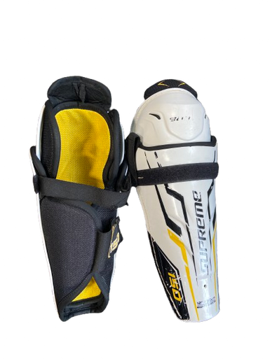 Used Bauer Junior Shin Guards White 12" 11472-S000143143