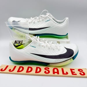 Nike Air Zoom Maxfly 2 Track Field White Bright Spruce FD8395-102 Men’s Sz 8.5