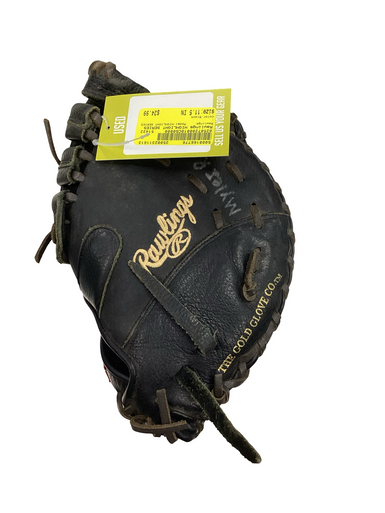 Used Rawlings HIGHLIGHT SERIES BB/SB First Base LH Throw Black 11 1/2" 11613-S000166776