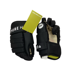 Used PURE HOCKEY Youth Gloves Black 11" 11613-S000166705