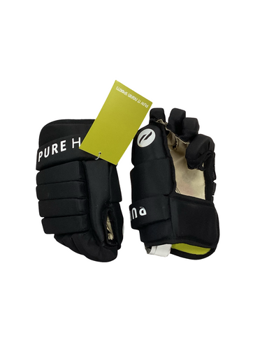 Used PURE HOCKEY Youth Gloves Black 11" 11613-S000166705