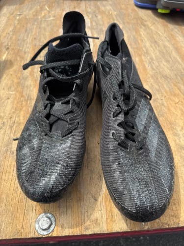 Black Men's Size M 10.5 (W 11.5) Adult Adidas Adizero Low Top (New)