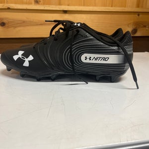 Black Men's Size 13.0 (W 14.0) Adult Under Armour Cleats (New)