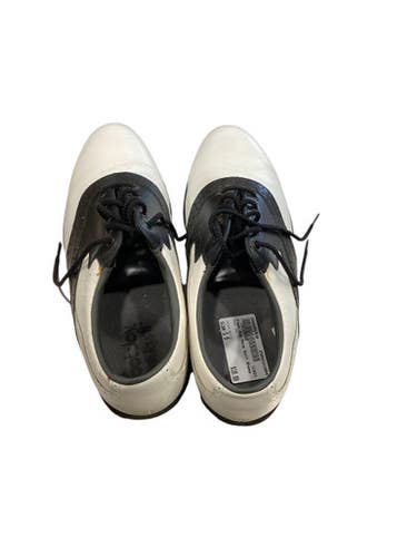 Used Foot Joy Mens Golf Shoes White Senior 9 11884-S000051530