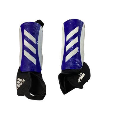 Used Adidas Soccer Shin Guards Junior Navy Blue MD 11760-S000081145