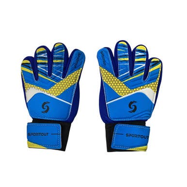 Used SPORTOUT GOALIE GLOVES Soccer Goalie Gloves Royal Blue 1 11760-S000081143