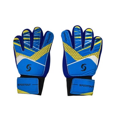 Used SPORTOUT GOALIE GLOVES Soccer Goalie Gloves Royal Blue 1 11760-S000081143