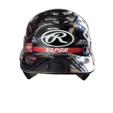 Used Rawlings CFBH 6 1/2 - 7 1/2 Batting Helmet No Mask Black MD 11760-S000081133