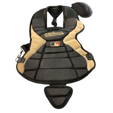 Used Wilson CHEST PROTECTOR Catchers Chest Protector Black Youth 11760-S000081023