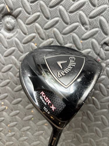 Men's 2012 Callaway Razr X Black Right Handed Driver Regular Flex 10.5 Loft (Used)