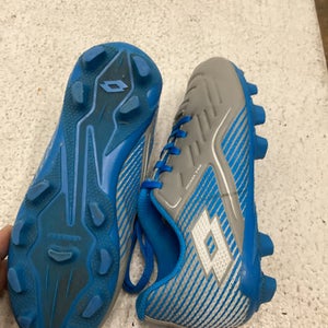 Used Lotto ROMA 700 Soccer Cleats Grey Junior 01 11443-S000197273