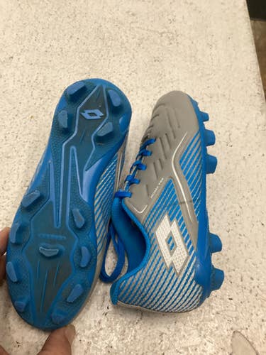 Used Lotto ROMA 700 Soccer Cleats Grey Junior 01 11443-S000197273