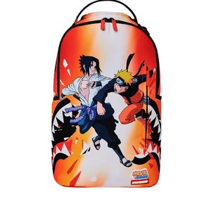 Sprayground Naruto vs Sasuke Shatter Dlxsr Backpack Graphic Laptop Bag DSB104