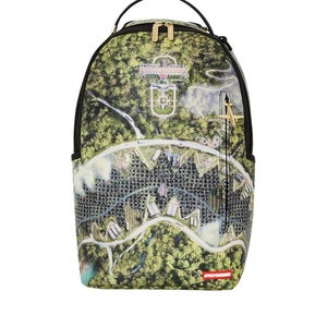 Sprayground Harvest Season Dlxsr Backpack Unisex Gold Zippers Laptop Bag DSB96