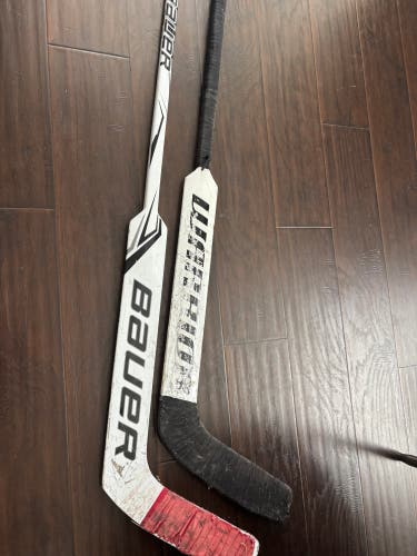 Youth Bauer Prodigy Regular Goalie Stick 20" Paddle (Used)
