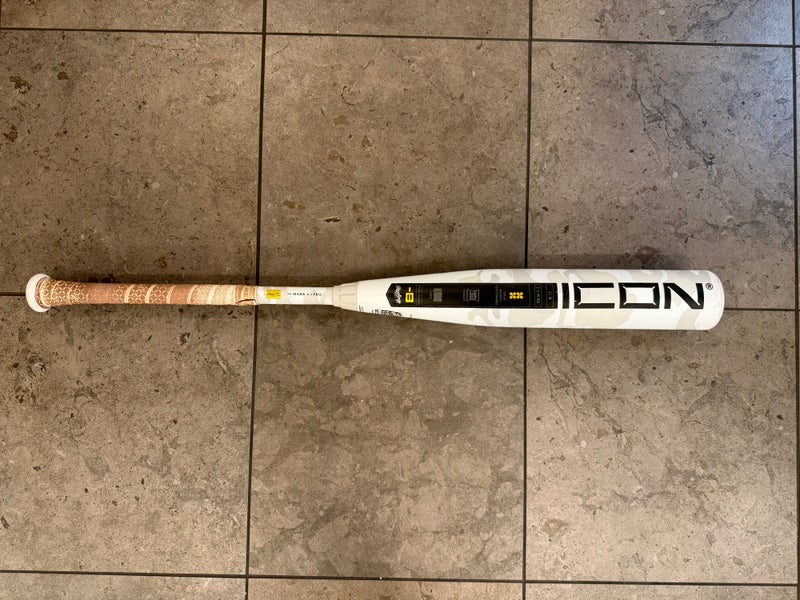 2024 Rawlings Icon USSSA Certified Bat (-8) 23 oz 31" (Used)