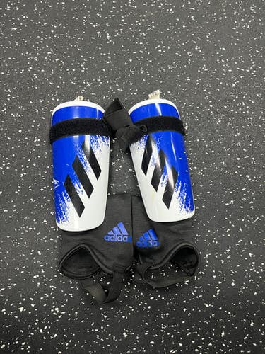 Used Adidas Soccer Shin Guards Youth Black Youth 11849-S000031109
