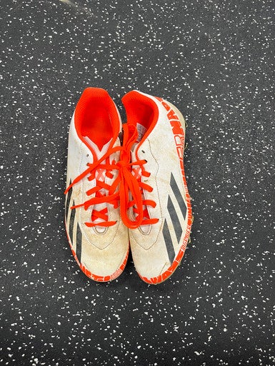 Used Adidas Soccer Cleats White Junior 04.5 11849-S000031103