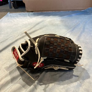 Black Rawlings Highlight RH Softball Glove 12" (Used)