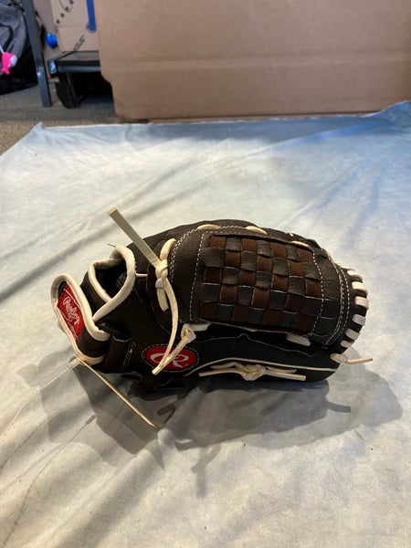 Black Rawlings Highlight RH Softball Glove 12" (Used)