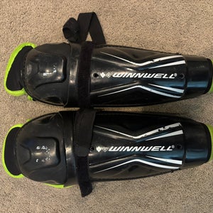 Youth Winnwell AMP 500 10" Shin Pads (Used)