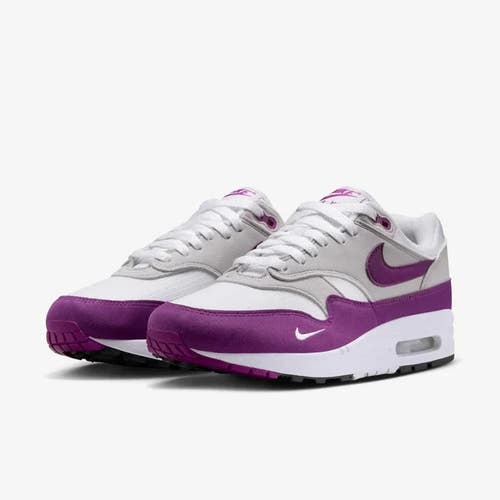 Nike Air Max 1 '87 Textile HF1194-101 Womens White Gray Lifestyle Shoes aaNKE252