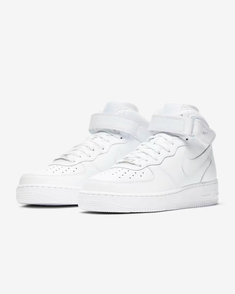 Nike Air Force 1 '07 Mid DD9625-100 Sneakers Womens White Leather Shoes aaNKE373