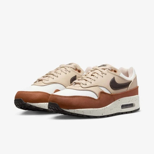Nike Air Max 1 '87 FZ3621-220 Sneaker Womens Velvet Brown Leather Shoes aaNKE282