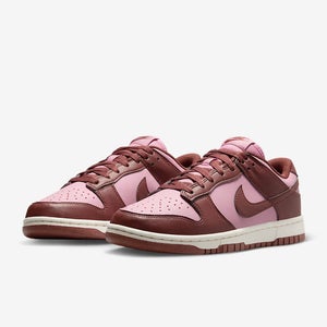 Nike Dunk Low Next Nature DD1873-114 Women Dark Pony Pink Leather Shoes aaNKE199