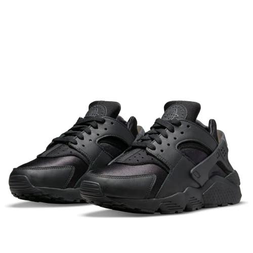 Nike Air Huarache DH4439-001 Sneaker Women Triple Black Lifestyle Shoes aaNKE366