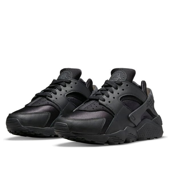 Nike Air Huarache DH4439-001 Sneaker Women Triple Black Lifestyle Shoes aaNKE366