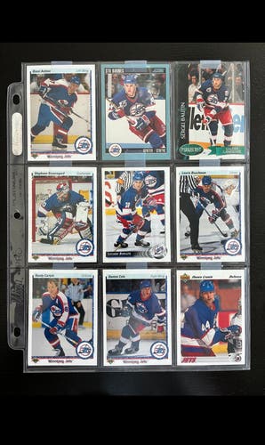Vintage Winnepeg Jets Hockey Cards