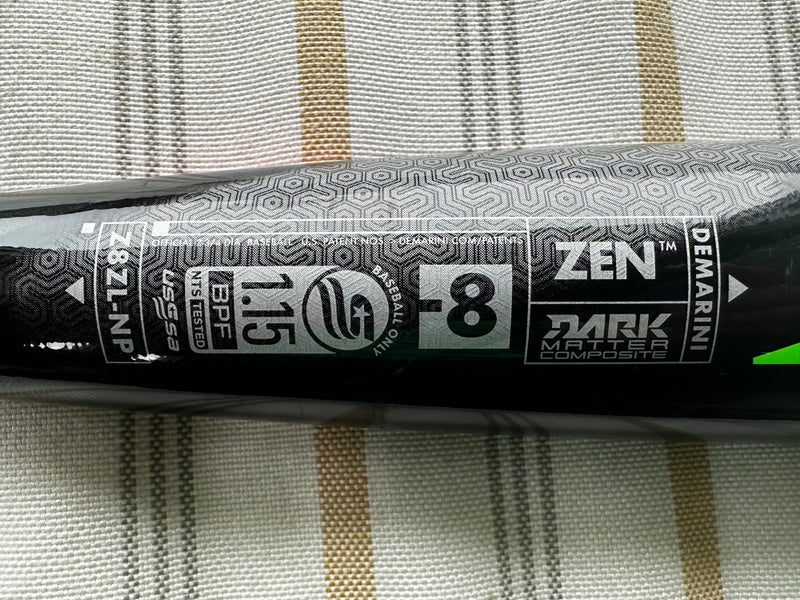2025 DeMarini CF Zen Composite USSSA Certified Bat (-8)  23 oz 31" (Used)