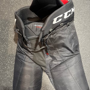 Black CCM Jetspeed Edge Hockey Pants (Used) | Senior Large